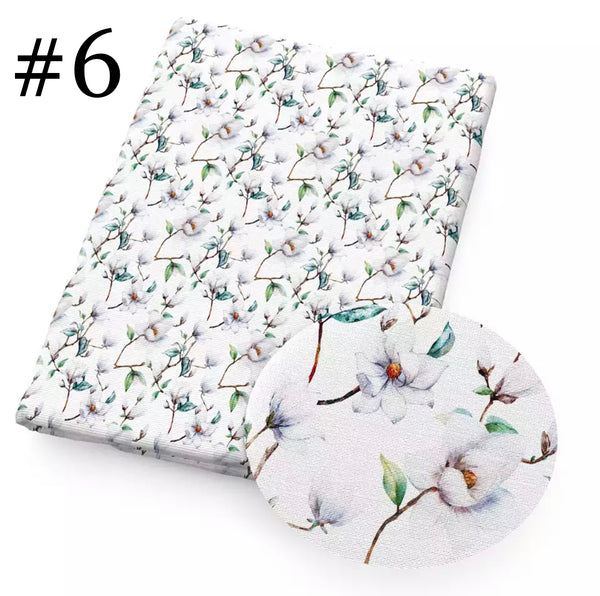 Mohnblumen- und Blumendruck, 50 x 145 cm, 4-Wege-Stretch, elastisch, hochwertiger Stoff für Dessous