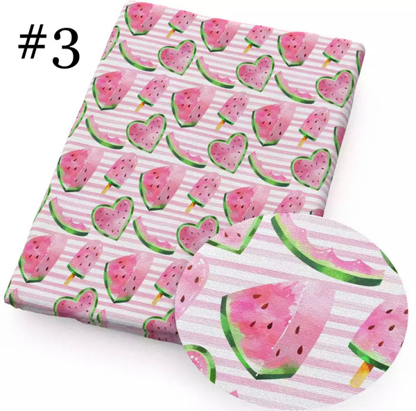 Fruits Print 50 * 145cm 4-Wege-Stretch, elastischer, hochwertiger Stoff für Dessous