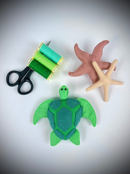 Выкройка для шитья войлочной игрушки "Морская звезда"