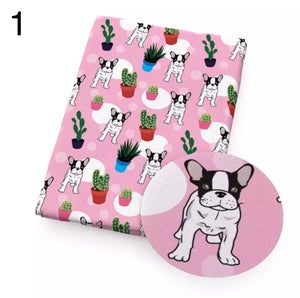 Dogs Print 50*145cm 4 Way Stretch Elastic High Quality Fabric For Lingerie