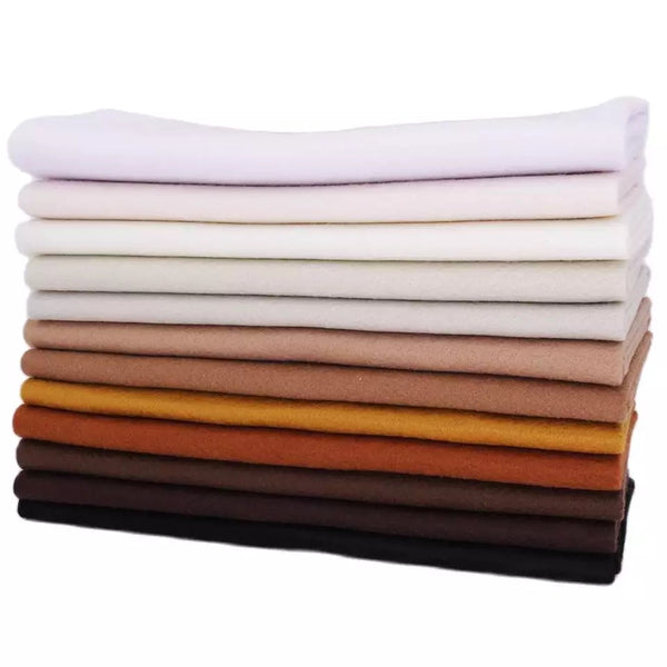 6-teiliges Filz-Set aus glattem, weichem koreanischem Polyester mit hoher Dichte