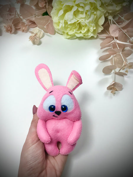 Padrão de costura de brinquedo de feltro Bunny 2