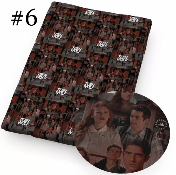 Teen Wolf Movie Print 50*145cm 4 Way Stretch Elastic High Quality Fabric For Lingerie