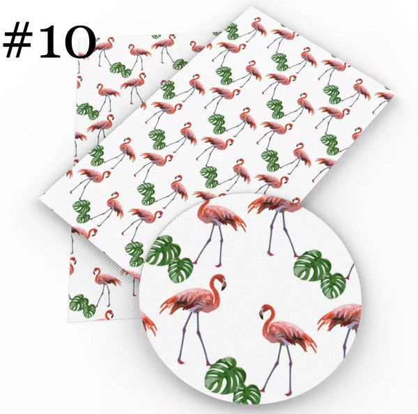 Ткань высокого качества простирания 50*145км печати фламинго 4 эластичная эластичная для нижнего белья