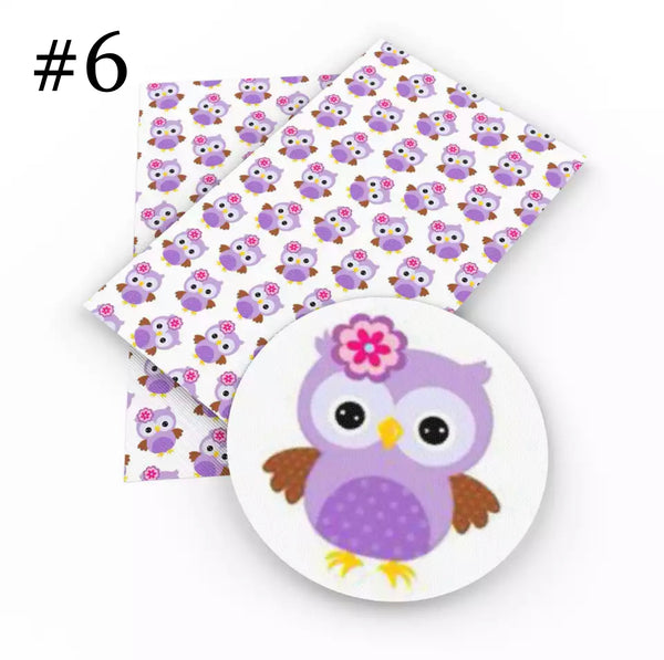 Owl Print 50*145cm 4 Way Stretch Elastic High Quality Fabric For Lingerie