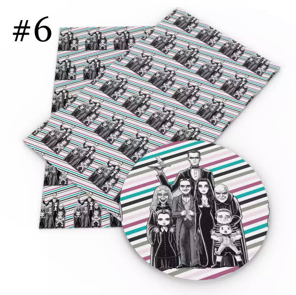 Addams Family / Mittwoch Druck 50 * 145 cm REINER BAUMWOLLE Hochwertiger Stoff für Kleidung