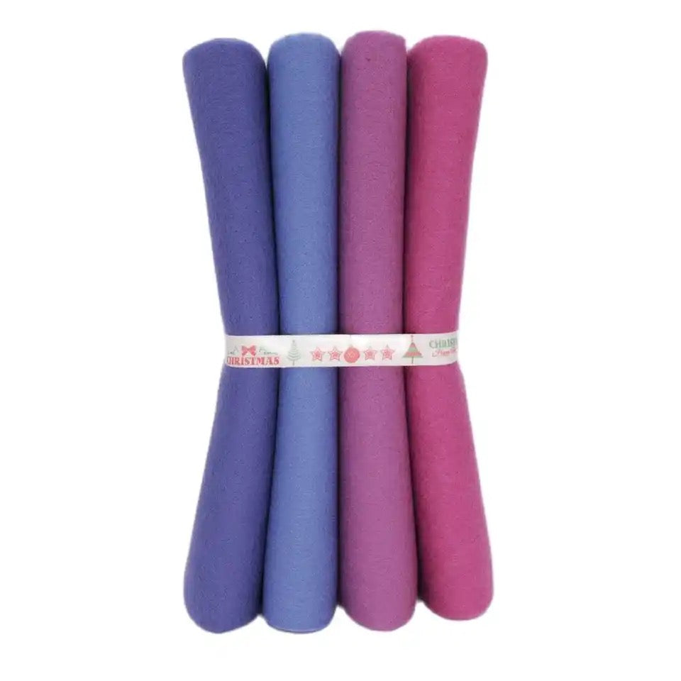 4-teiliges Mix-Set aus glattem, weichem koreanischem Polyesterstoff mit hoher Dichte