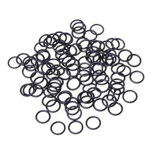 10 Stück 12 mm Metallversteller O-Ring zum Nähen von BH-Trägern