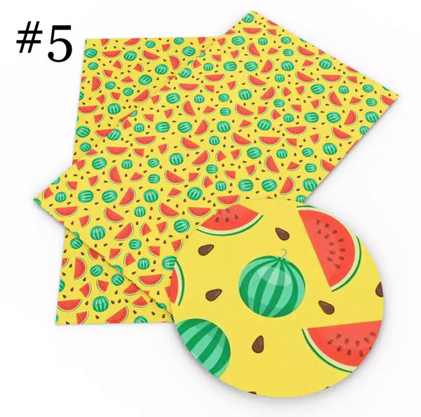 Fruits Print 50*145cm 4 Way Stretch Elastic High Quality Fabric For Lingerie