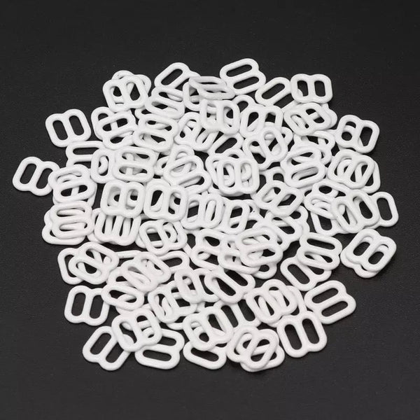 10 Stück 15 mm verstellbare Metallschieber zum Nähen von Dessous