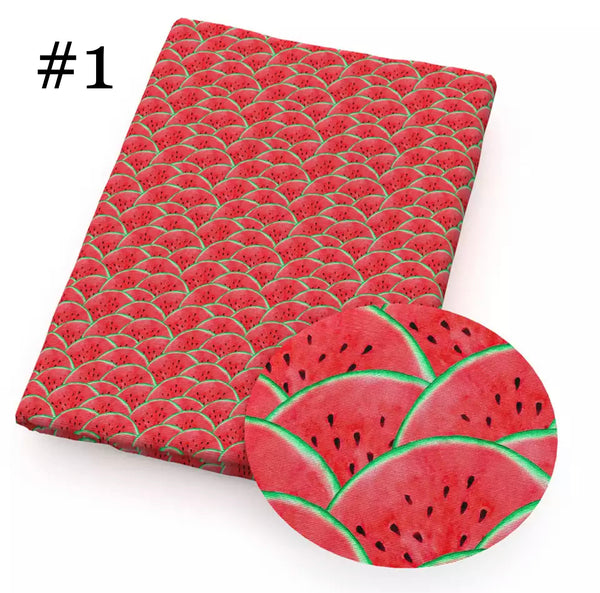 Fruits Print 50 * 145cm 4-Wege-Stretch, elastischer, hochwertiger Stoff für Dessous