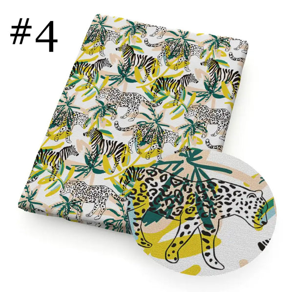 Safari-Druck 50 * 145 cm 4-Wege-Stretch, elastischer, hochwertiger Stoff für Dessous