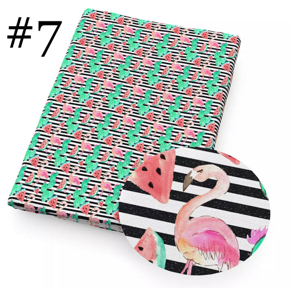 Flamingo Print 50*145cm 4 Way Stretch Elastic High Quality Fabric For Lingerie